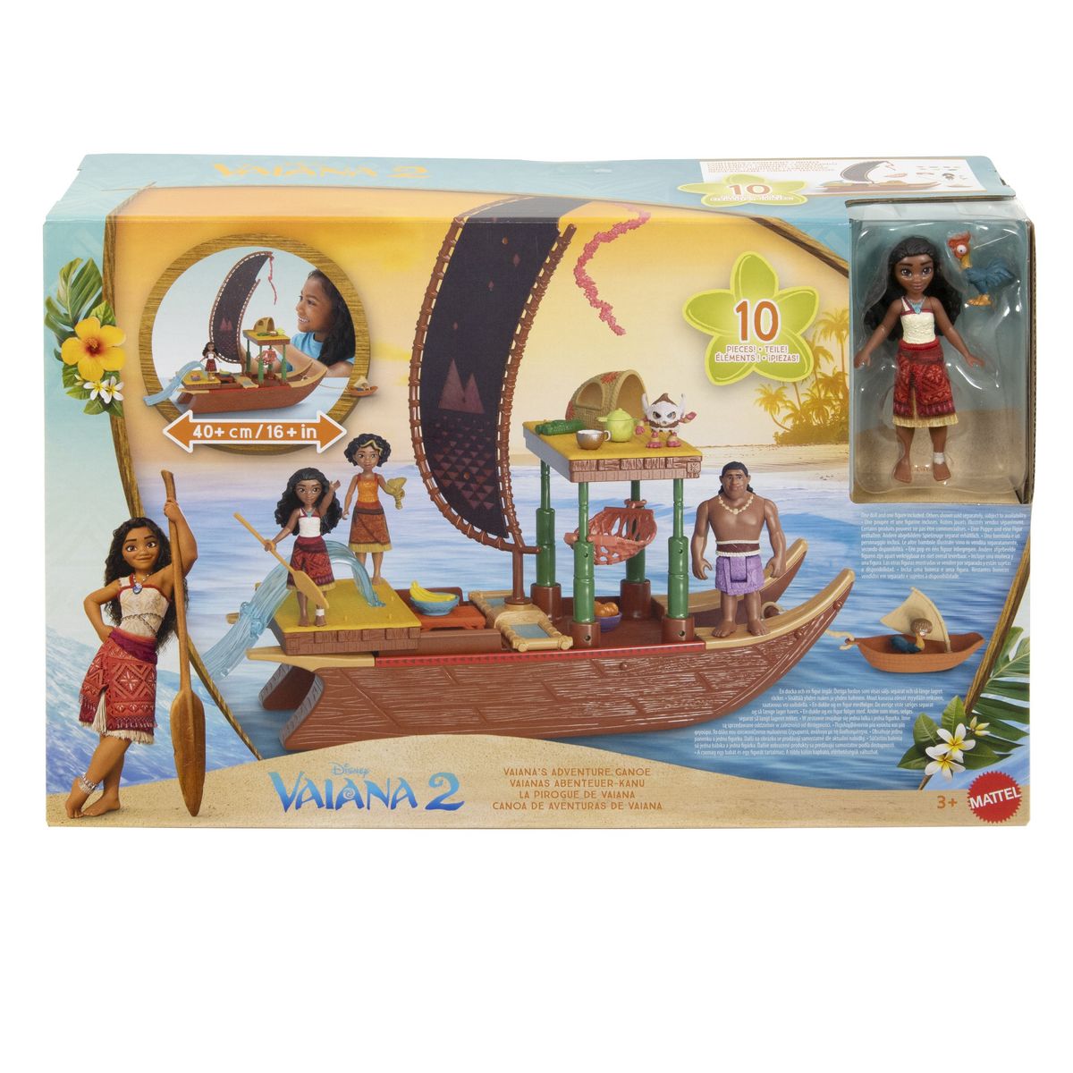 MATTEL La pirogue de Vaiana 2