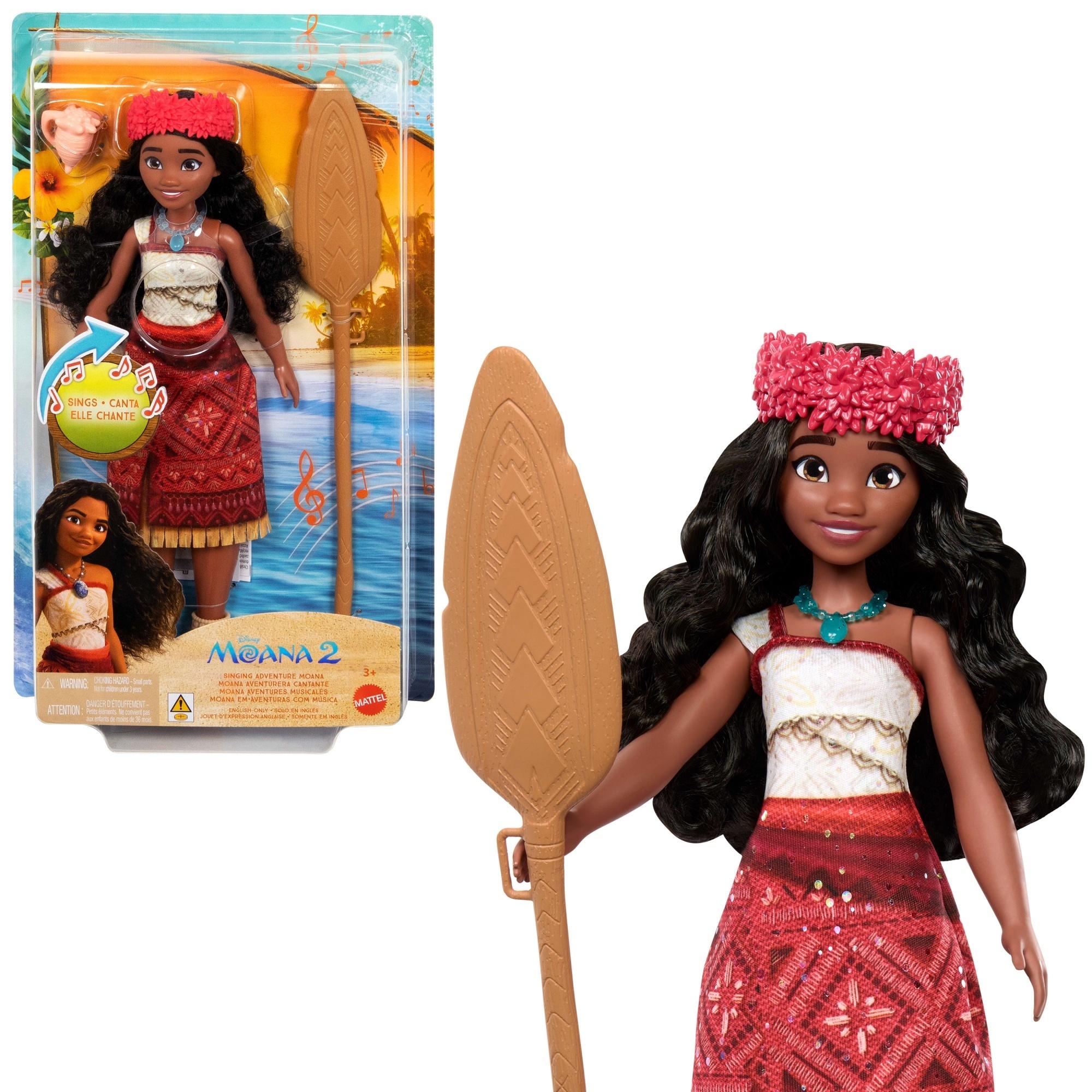 Voir la diapositive 8 : MATTEL Poupée Vaiana 2 Chantante