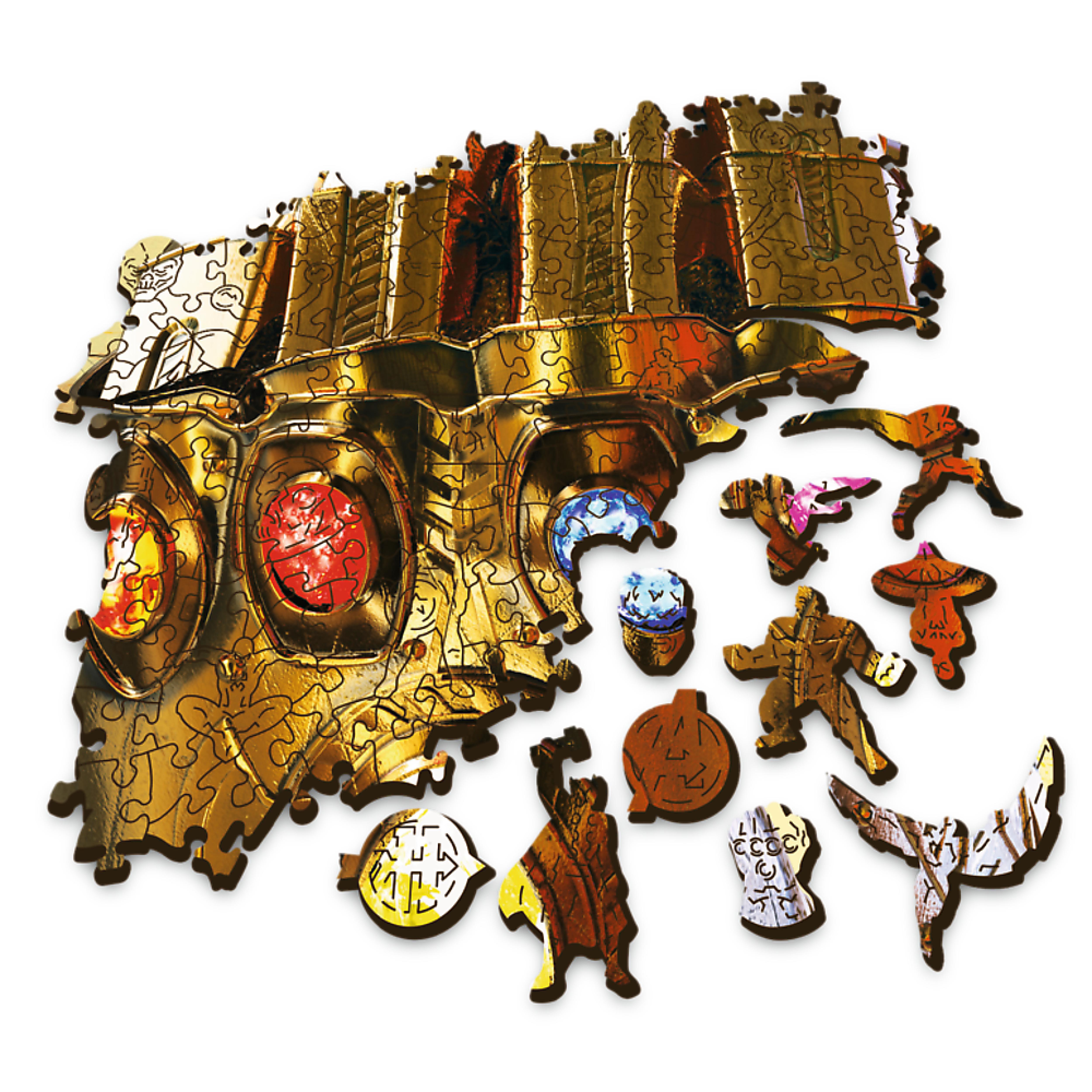 Voir la diapositive 2 : TREFL Puzzle 500+5 pièces Gant de L'Infini Marvel