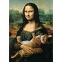 Voir la diapositive 2 : IMAGIN Puzzle 500 pièces Mona Lisa et Chat