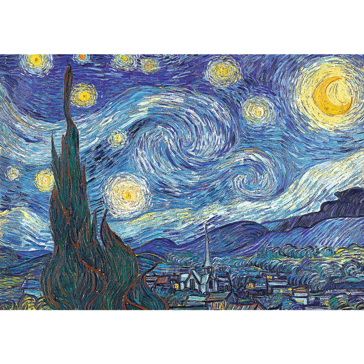 TREFL Puzzle 1000 pièces La nuit des étoiles Vincent Van Gogh