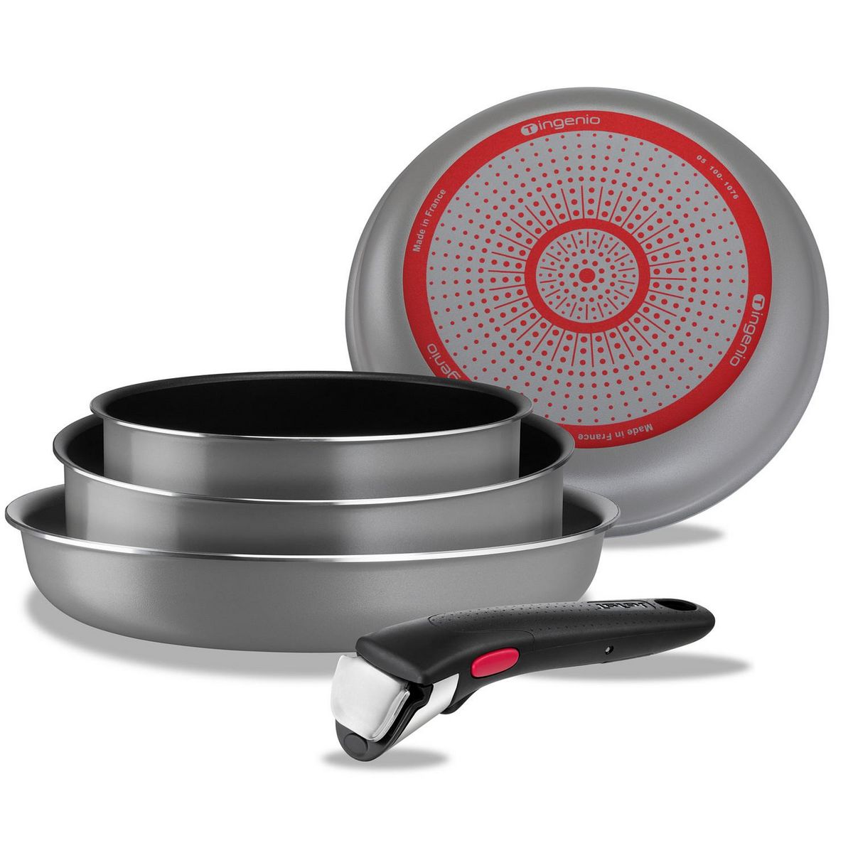 TEFAL Set batterie de casseroles TFSI Ingenio Easy Cook Clean 10 pièces