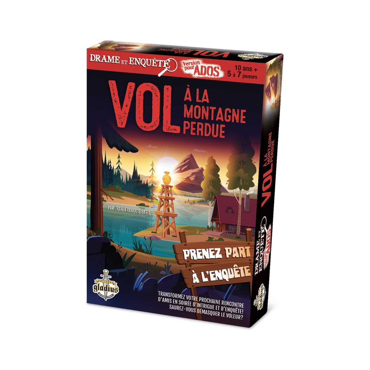 GLADIUS Jeu Vol à la Montagne Perdue - Drame et Enquête
