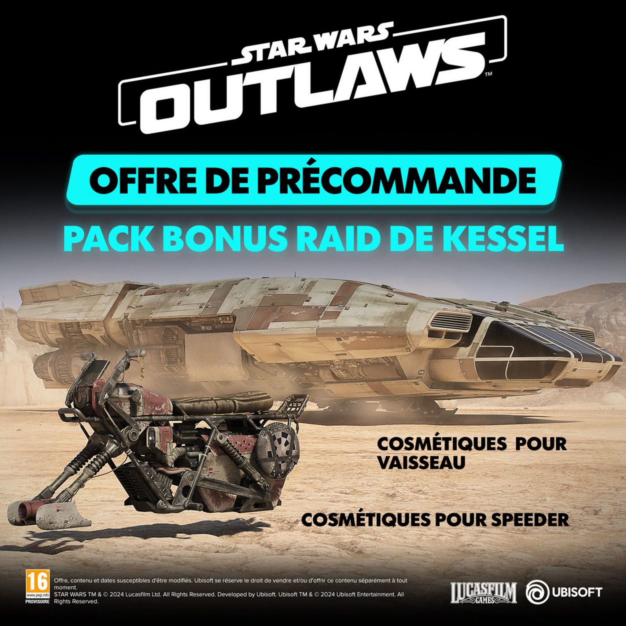 Voir la diapositive 2 : Star Wars Outlaws Xbox Series X
