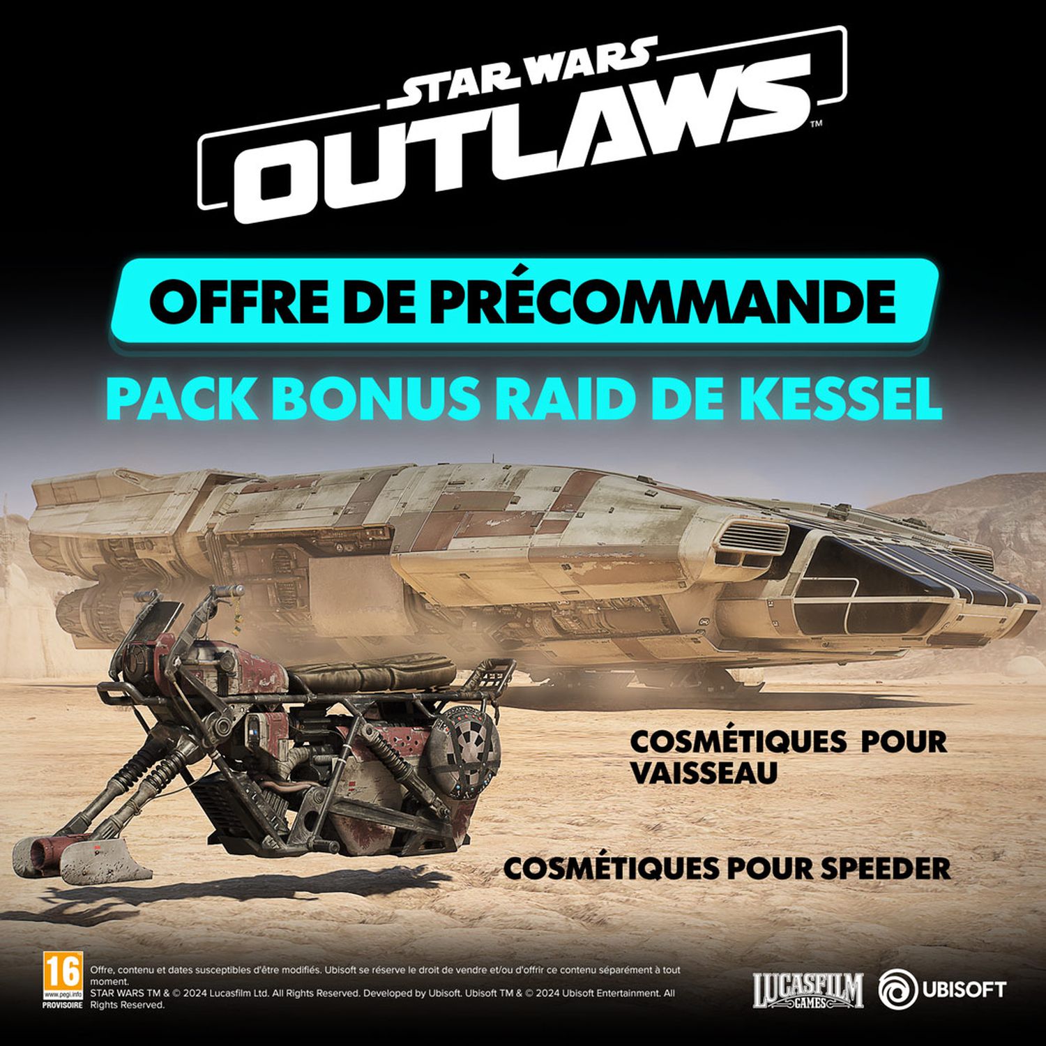 Voir la diapositive 3 : Star Wars Outlaws Edition Gold Xbox Series X