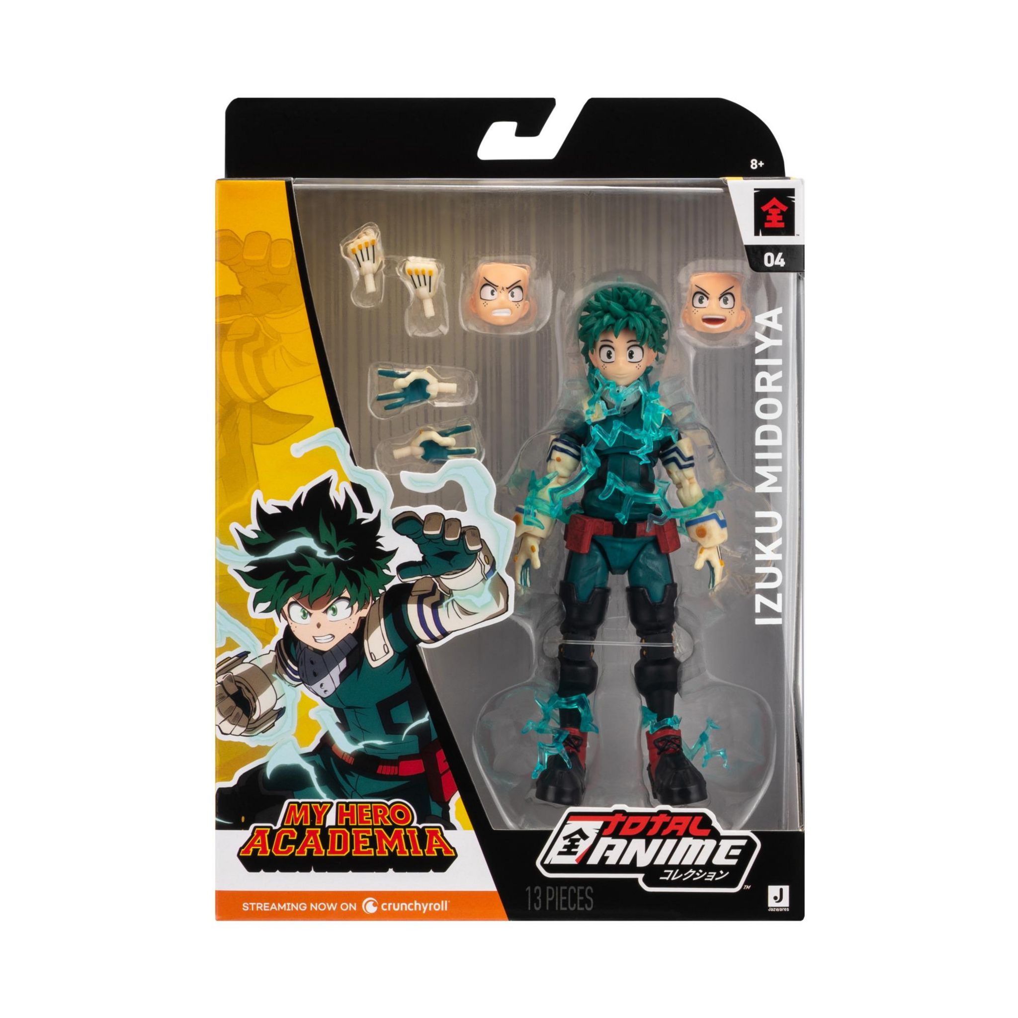 Voir la diapositive 4 : JAZWARES Figurine Midoriya Izuku