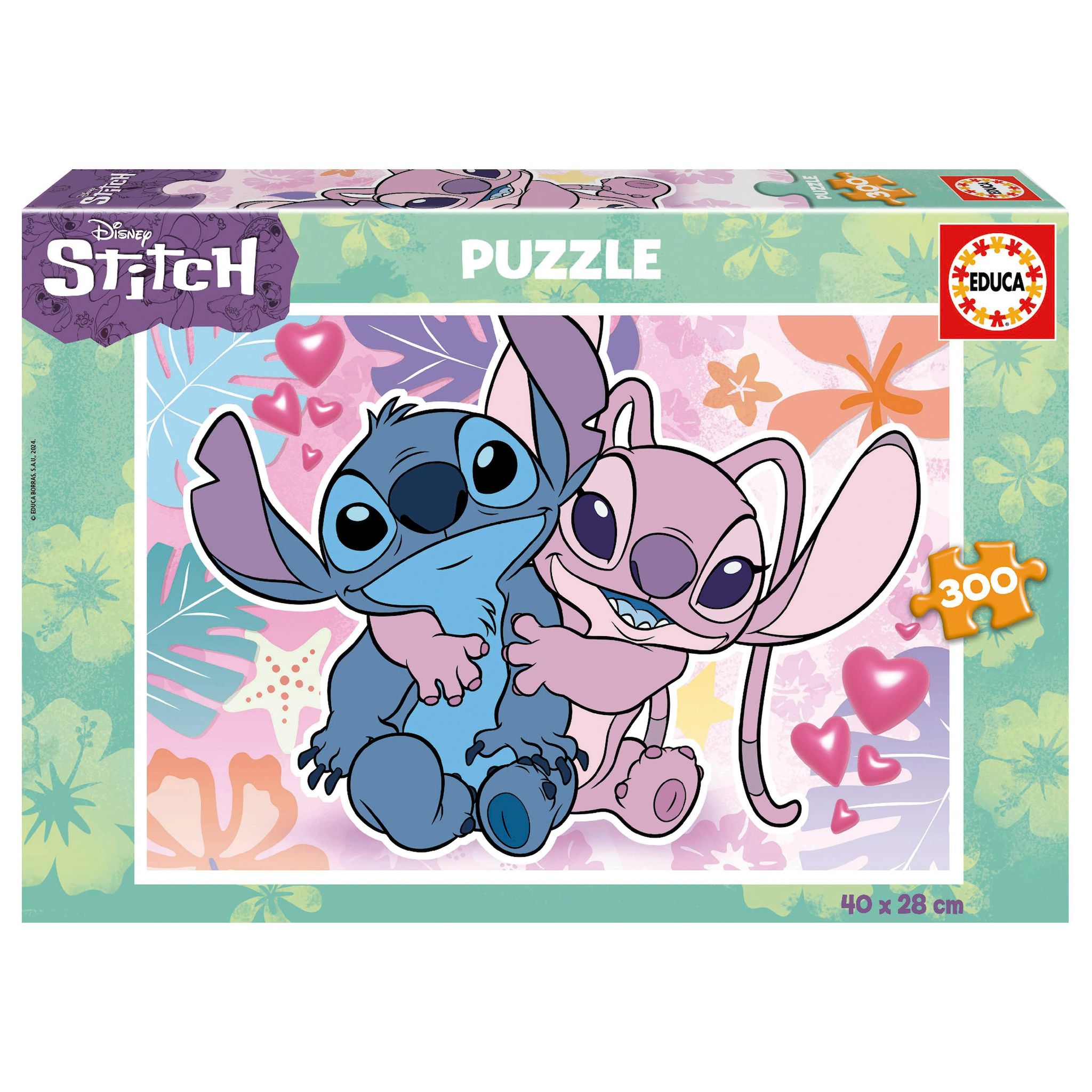 Voir la diapositive 2 : EDUCA Puzzle 300 pièces Stitch