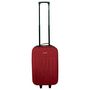 Voir la diapositive 8 : AIRPORT Valise souple polyester rouge 4 roues 45x29x18cm Rail
