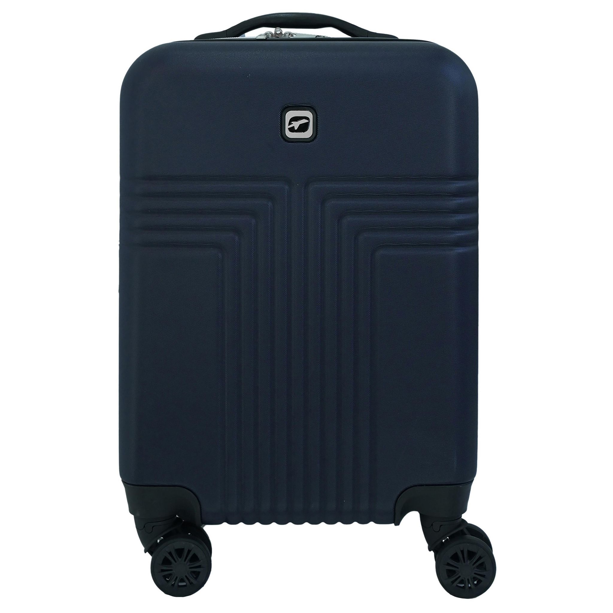 AIRPORT Valise rigide extensible ABS bleu 8 roues 51x34x22cm Roots pas ...