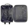 Voir la diapositive 6 : AIRPORT Valise souple polyester vert 4 roues 45x29x18cm Rail