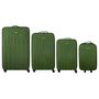 Voir la diapositive 8 : AIRPORT Valise souple polyester vert 4 roues 45x29x18cm Rail