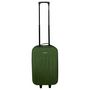 Voir la diapositive 9 : AIRPORT Valise souple polyester vert 4 roues 45x29x18cm Rail