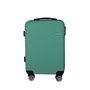 Voir la diapositive 1 : AIRPORT Valise rigide ABS bleu 8 roues - 55x35x20cm - Ginko