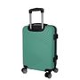 Voir la diapositive 4 : AIRPORT Valise rigide ABS bleu 8 roues - 55x35x20cm - Ginko