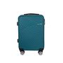Voir la diapositive 1 : AIRPORT Valise rigide ABS bleu 8 roues 55x35x20cm Ginko