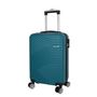 Voir la diapositive 3 : AIRPORT Valise rigide ABS bleu 8 roues 55x35x20cm Ginko