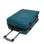 Voir la diapositive 5 : AIRPORT Valise rigide ABS bleu 8 roues 55x35x20cm Ginko