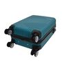 Voir la diapositive 6 : AIRPORT Valise rigide ABS bleu 8 roues 55x35x20cm Ginko