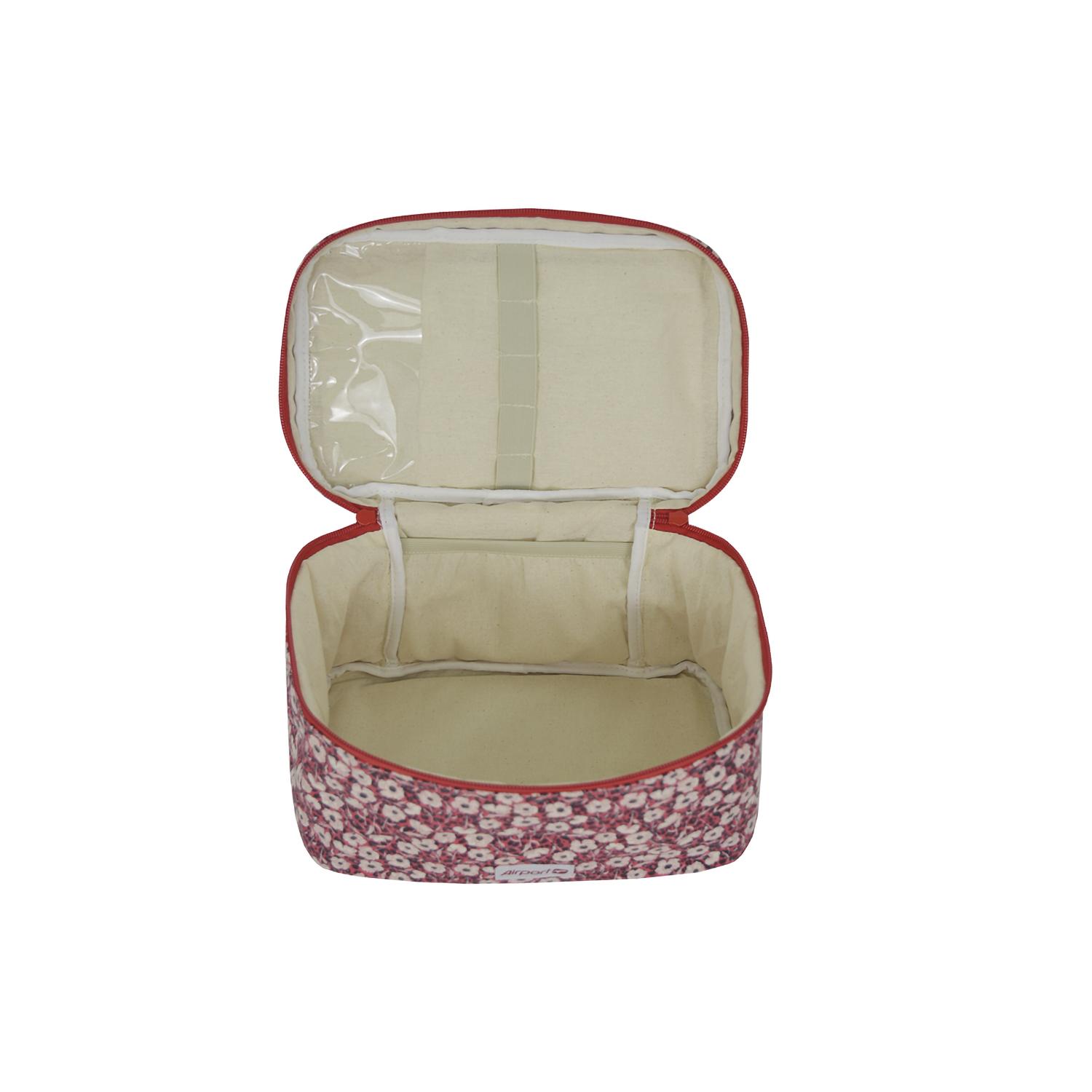 Voir la diapositive 5 : AIRPORT Trousse de toillette coton  26x15x3cm