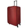 Voir la diapositive 2 : AIRPORT Valise souple polyester rouge 4 roues 75x45x26cm Rail