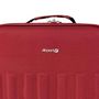 Voir la diapositive 7 : AIRPORT Valise souple polyester rouge 4 roues 75x45x26cm Rail