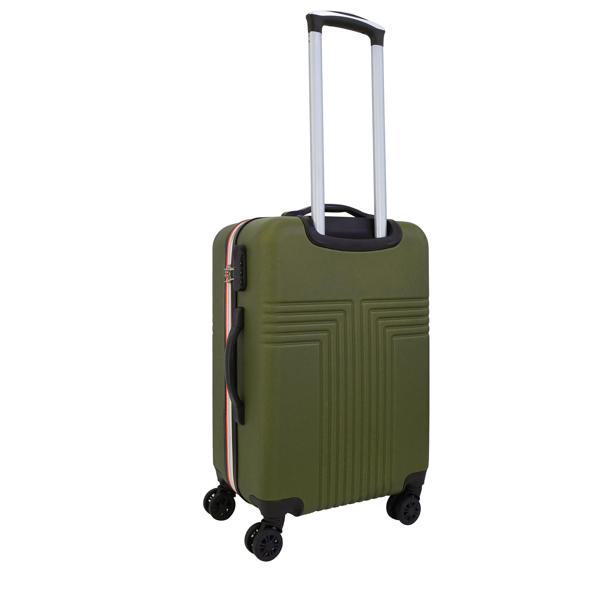 Voir la diapositive 12 : AIRPORT Valise rigide extensible  ABS kaki 8 roues 61x40x25cm Roots