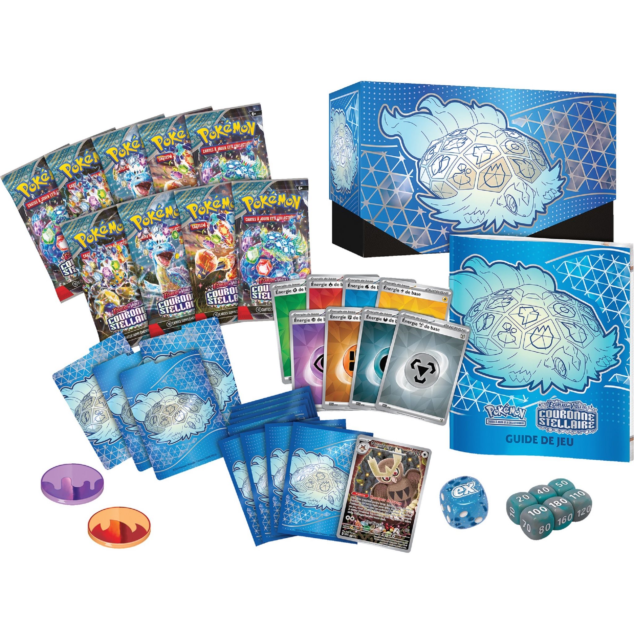 Voir la diapositive 5 : POKEMON Coffret Dresseur d'Élite Écarlate et Violet : Couronne Stellaire Pokémon