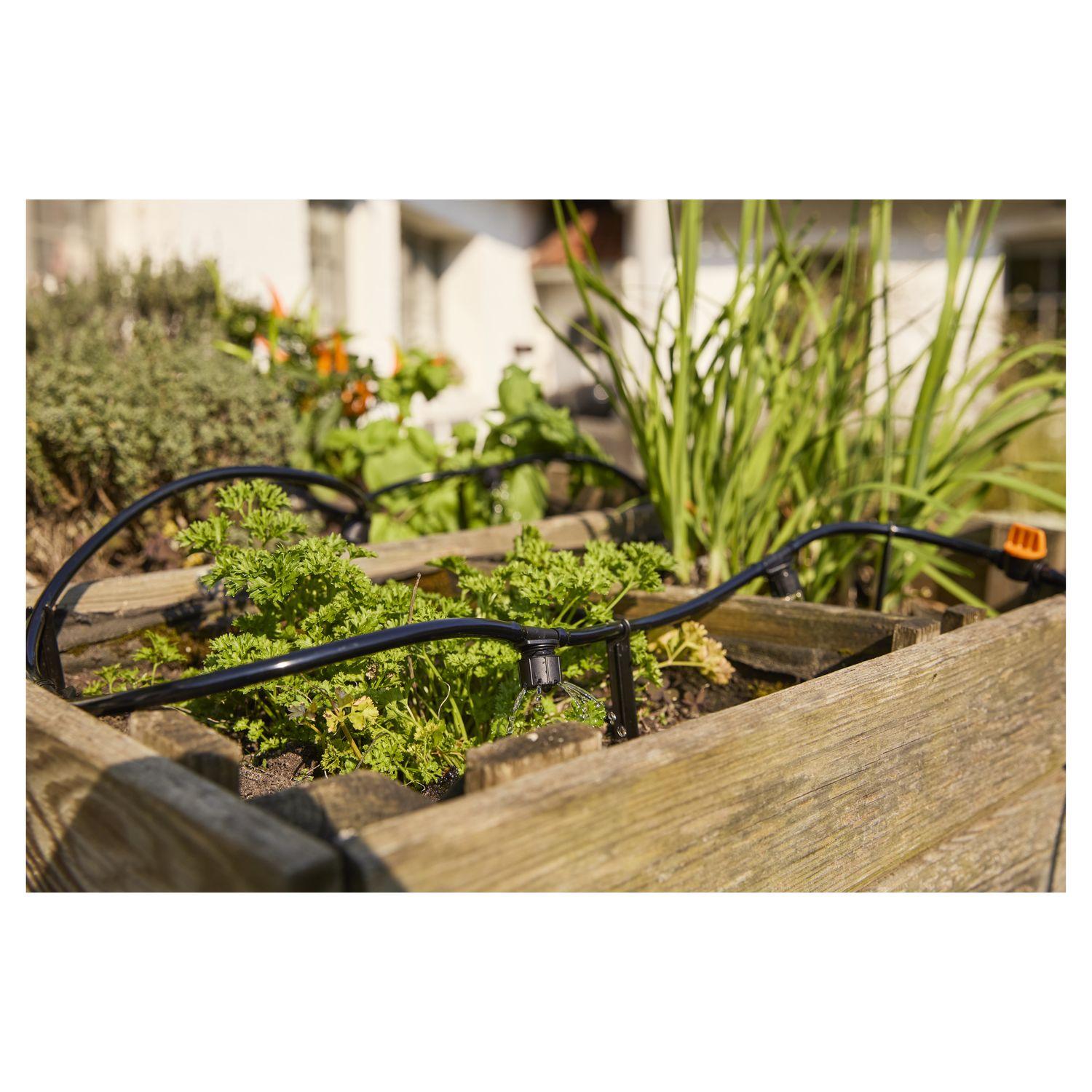 Voir la diapositive 2 : GARDENSTAR Kit d'arrosage goutte à goutte - Micro irrigation kit 57 pièces