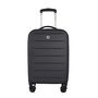 Voir la diapositive 2 : AIRPORT Valise rigide ABS noir 8 roues 51x35x9cm Pliable