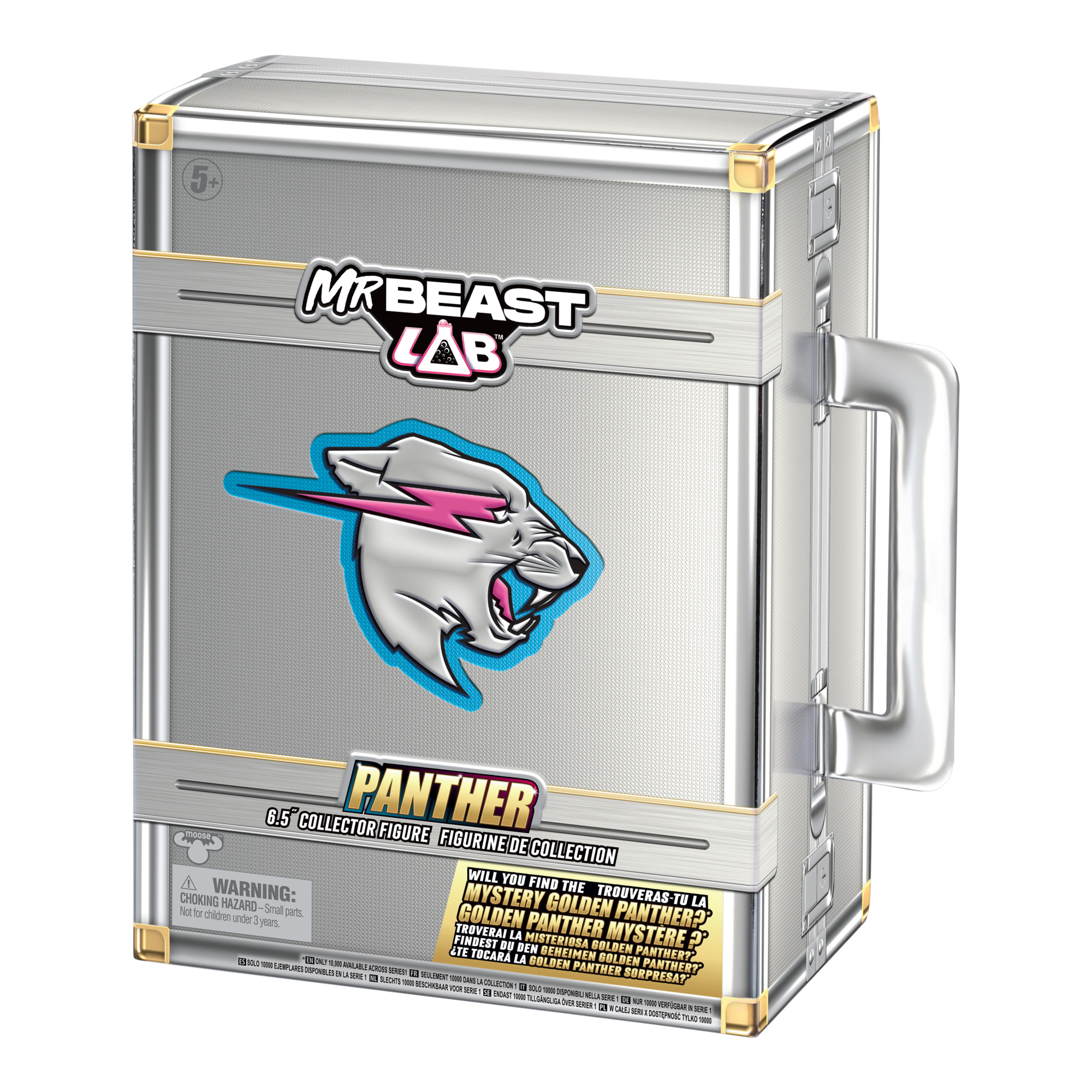 Voir la diapositive 4 : MOOSE Malette figurine Mr Beast Lab - Panthère