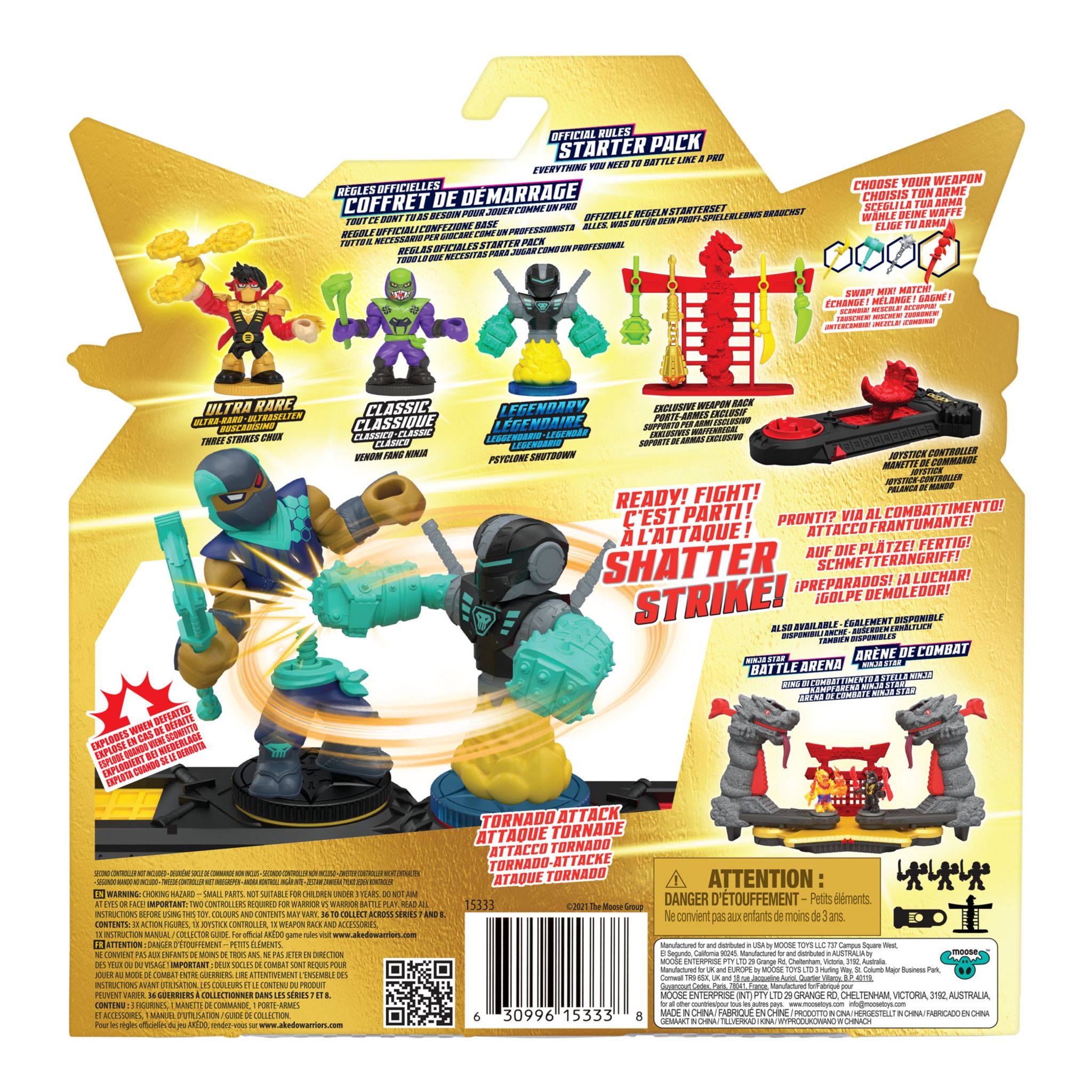 Voir la diapositive 2 : MOOSE Pack Ninja Akedo