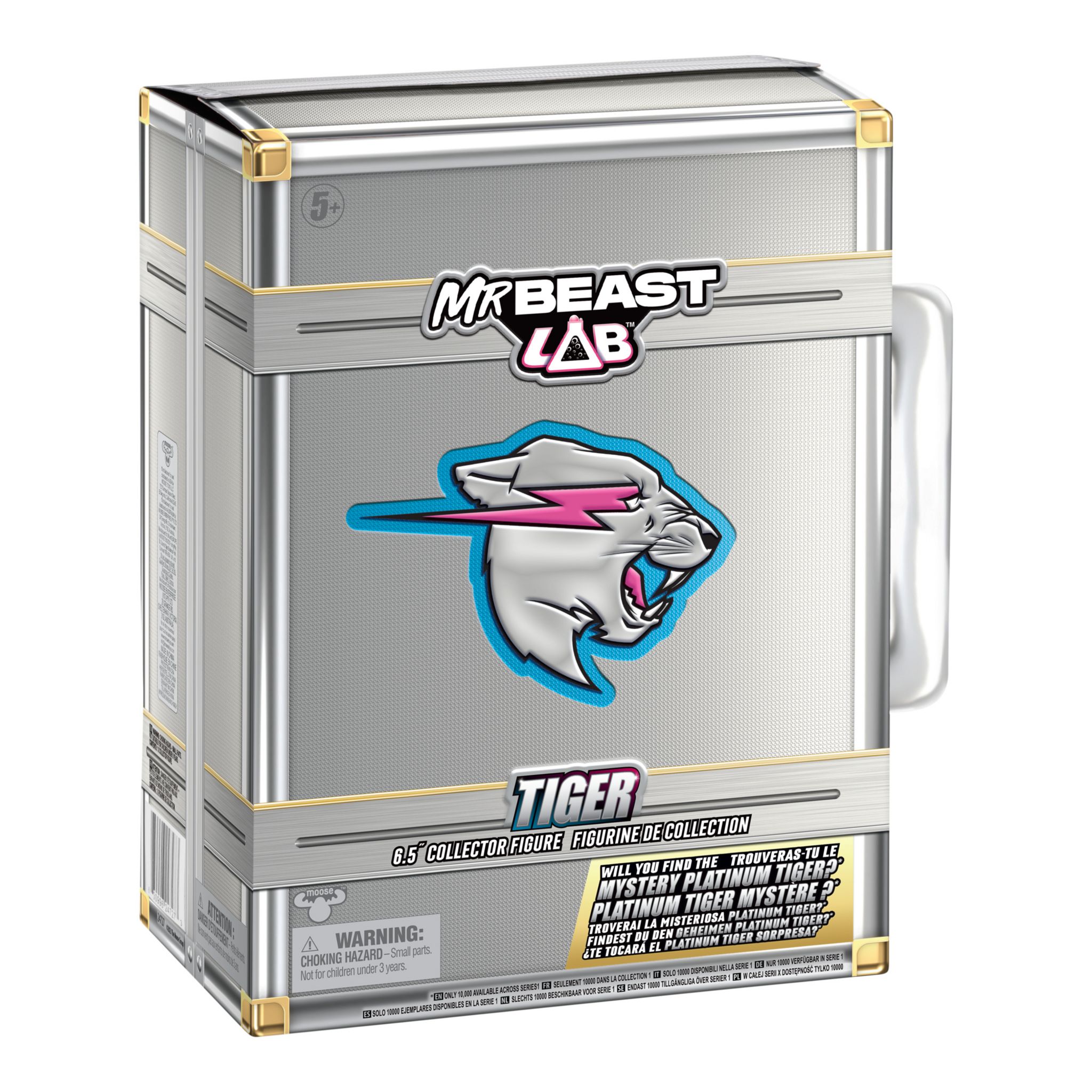 Voir la diapositive 2 : MOOSE Malette figurine Mr Beast Lab - Tigre
