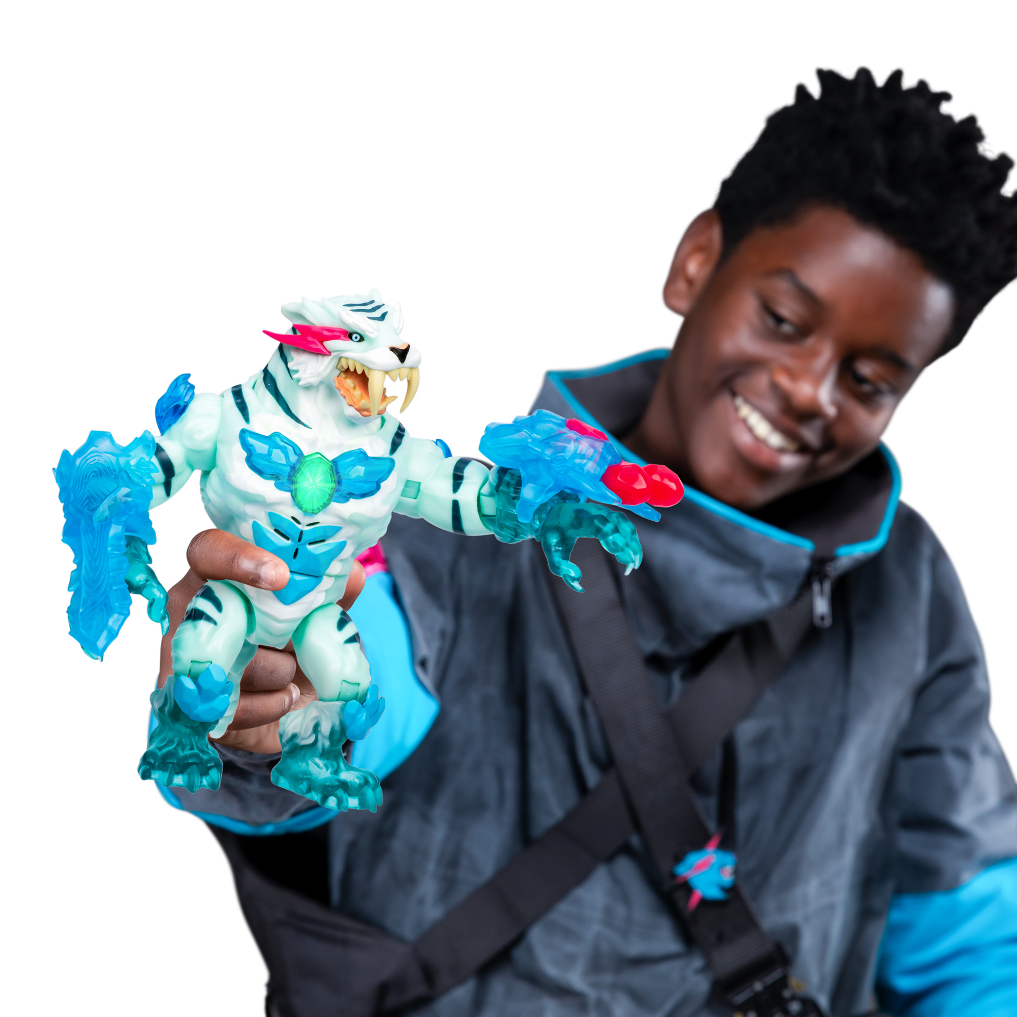 Voir la diapositive 6 : MOOSE Malette figurine Mr Beast Lab - Tigre Cryo