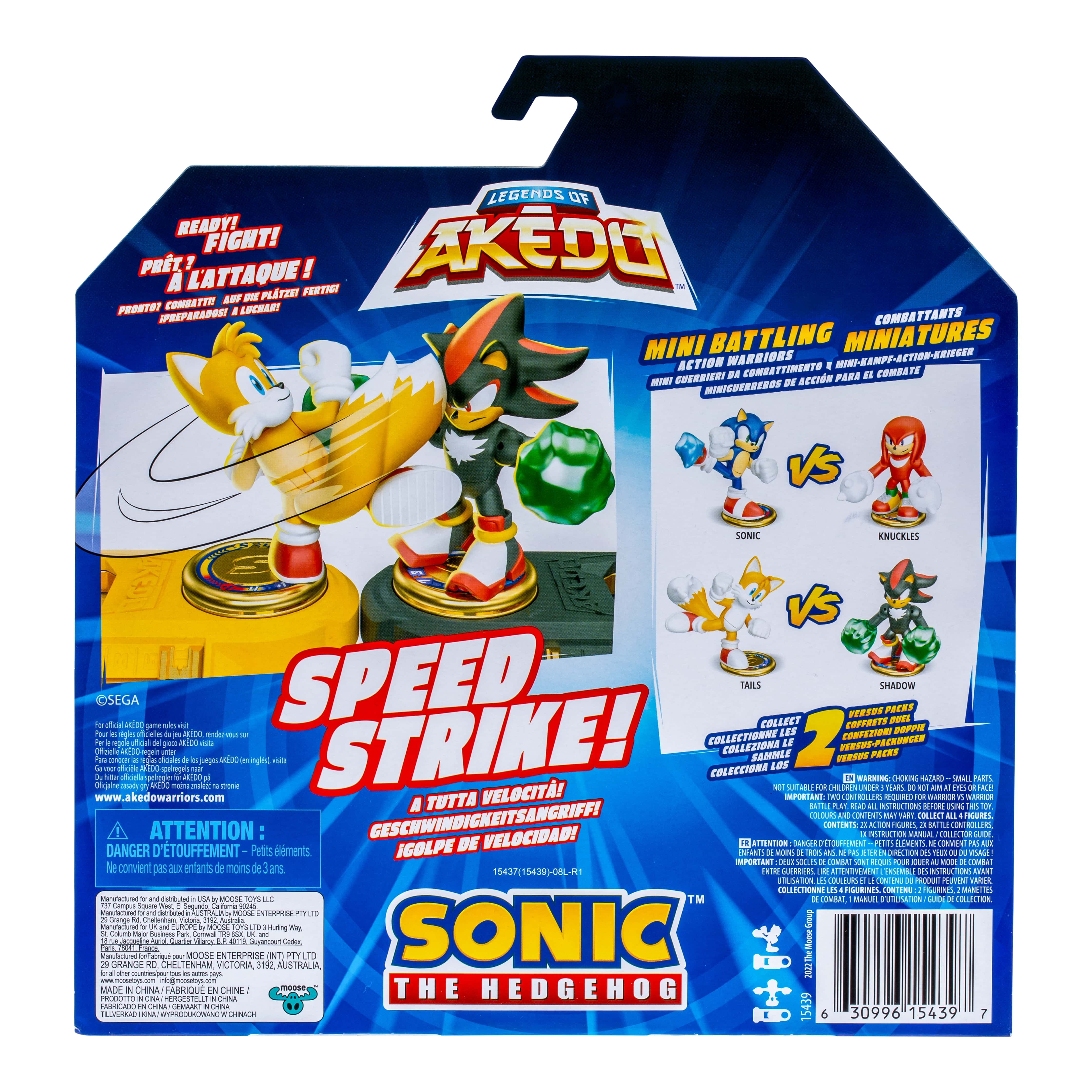 Voir la diapositive 2 : MOOSE Pack Figurines x2 Sonic Akedo