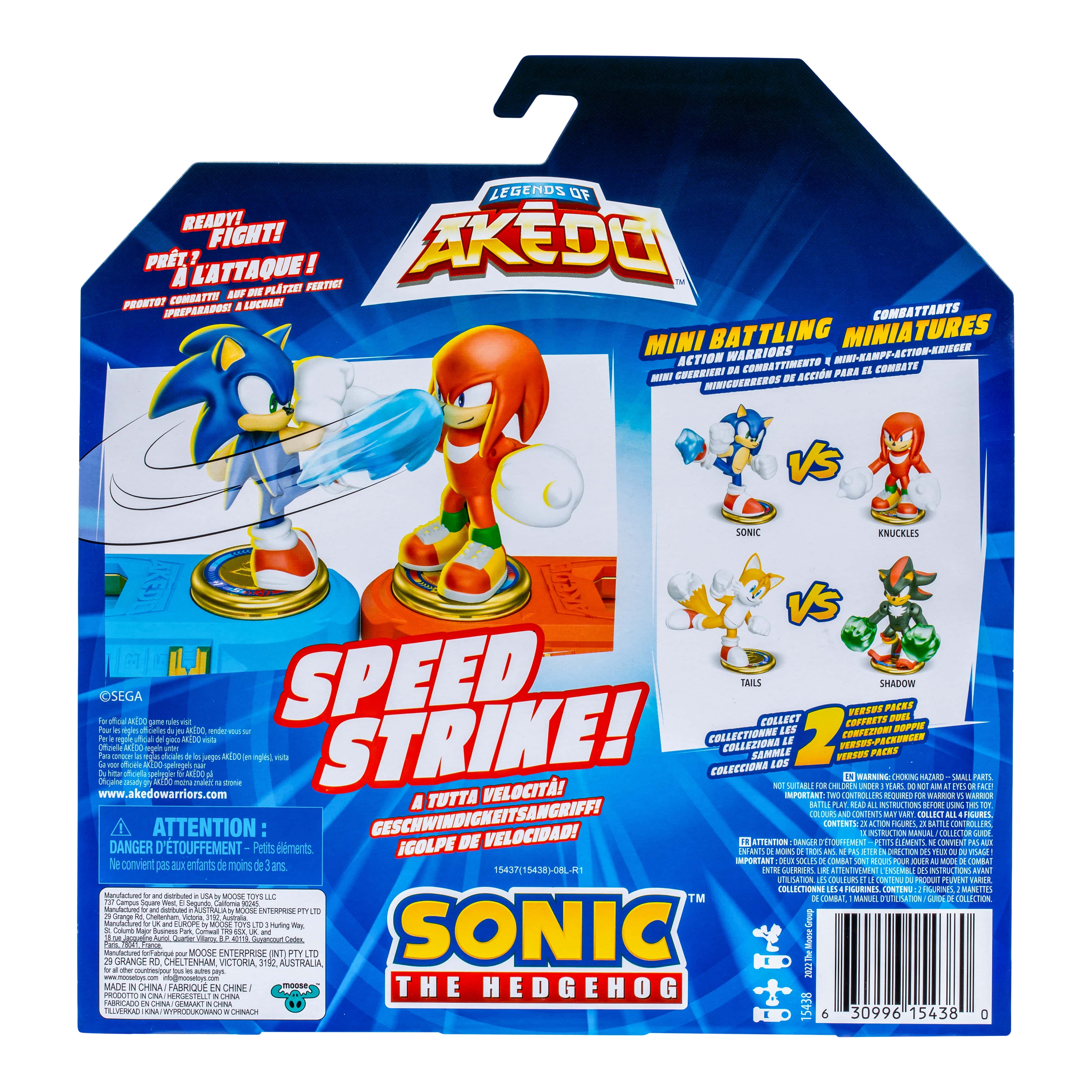 Voir la diapositive 2 : MOOSE Figurine Sonic Nuckles Akedo