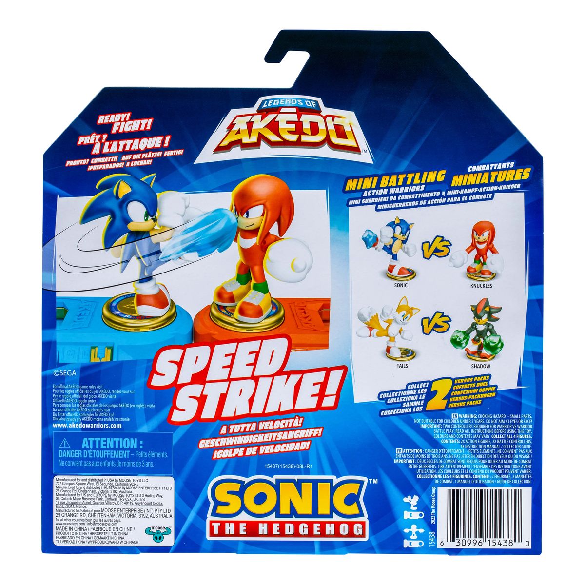 MOOSE Figurine Sonic Nuckles Akedo