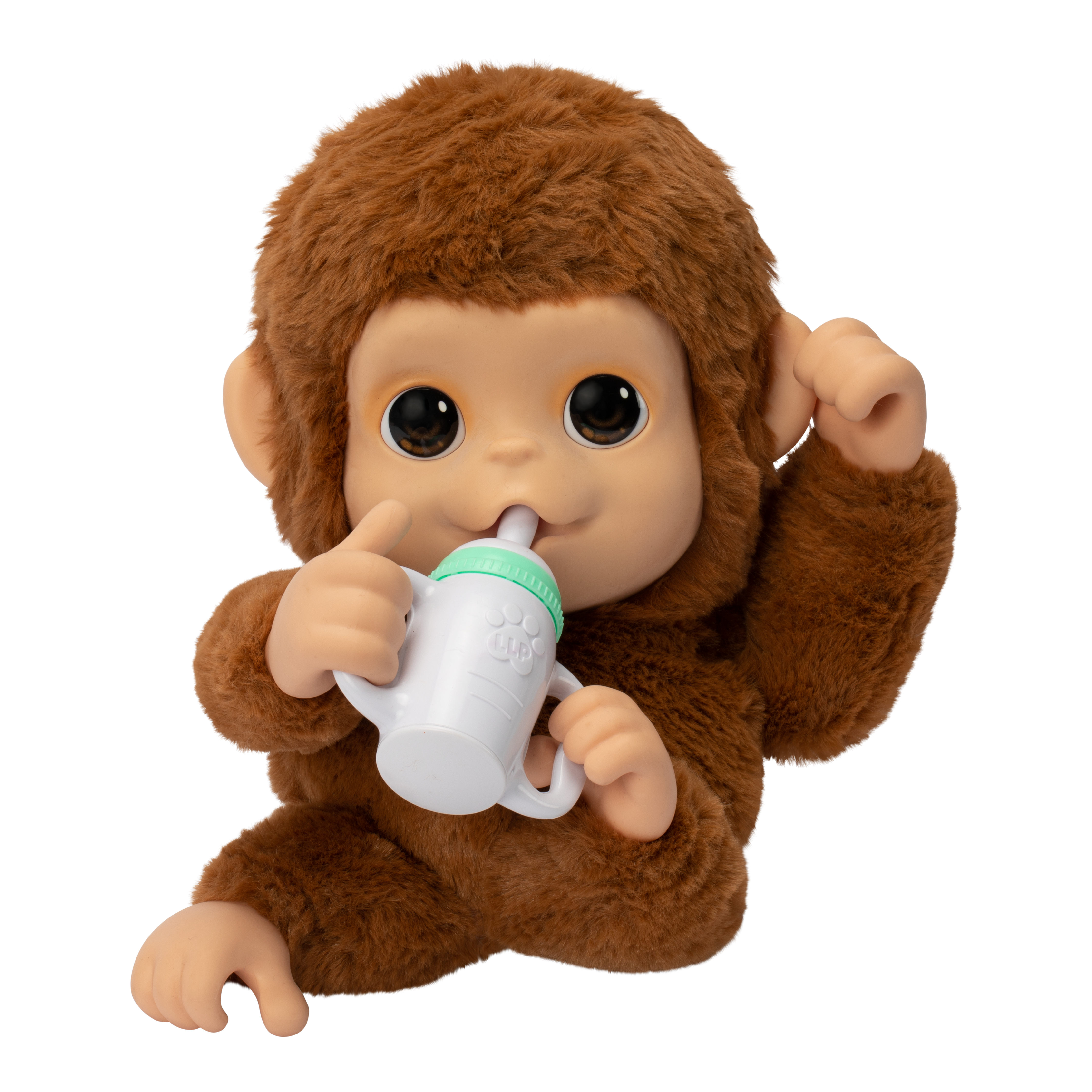 Voir la diapositive 5 : MOOSE Peluche Mon bébé singe Little Live Pets