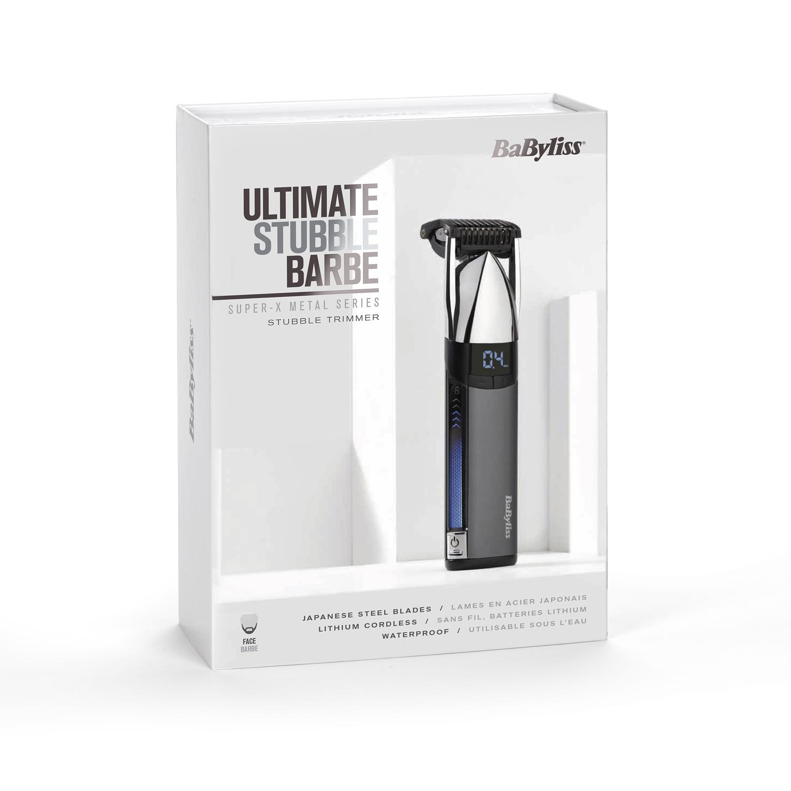 Voir la diapositive 2 : BABYLISS Tondeuse barbe S996E - Gris