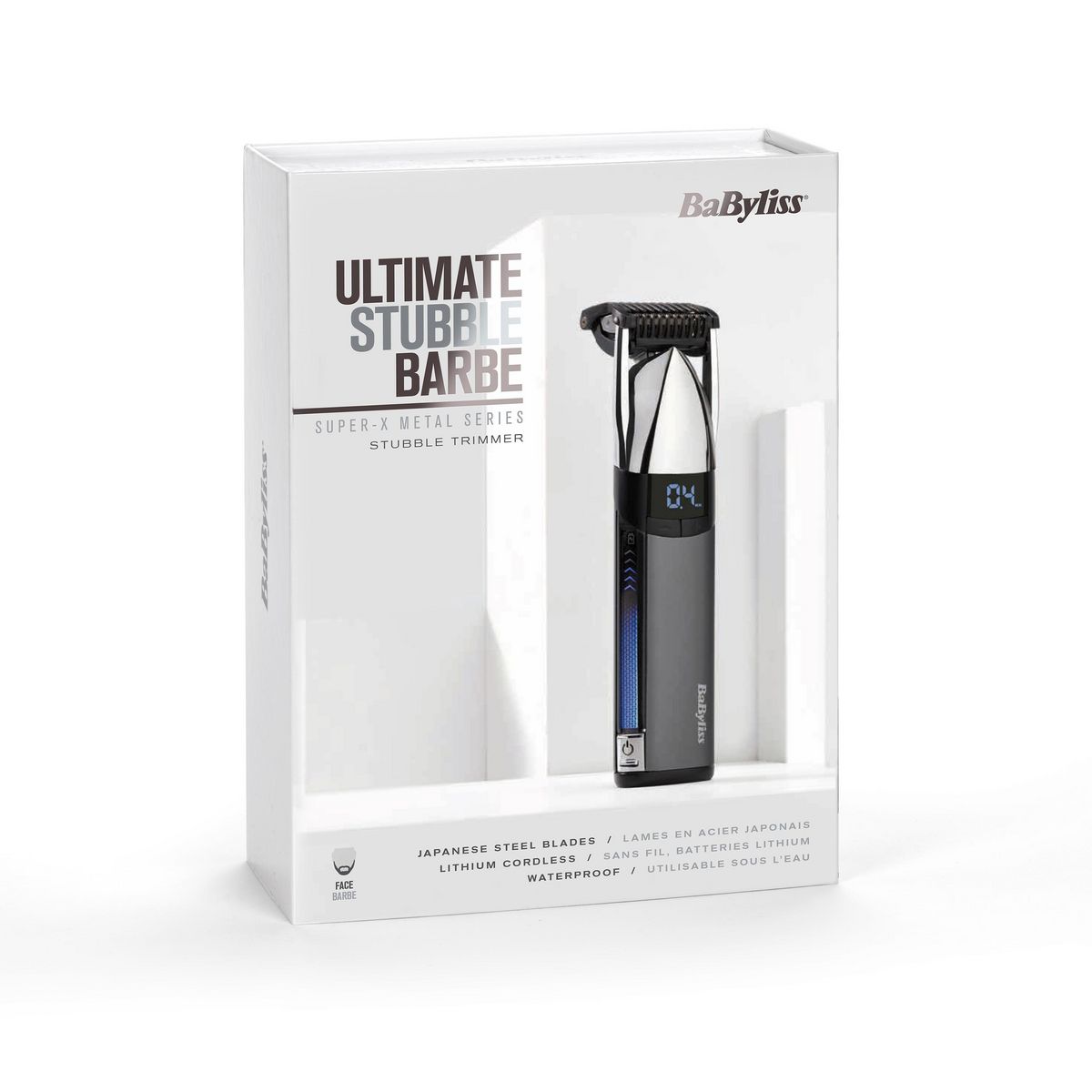 BABYLISS Tondeuse barbe S996E - Gris