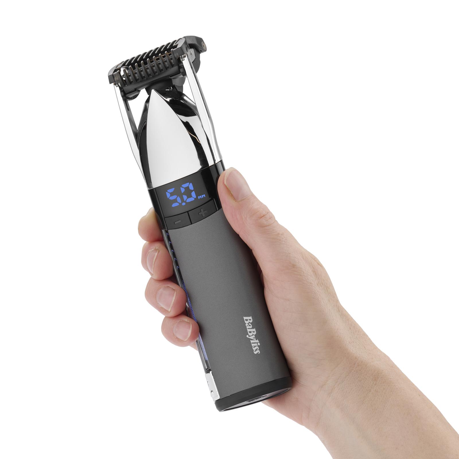 Voir la diapositive 8 : BABYLISS Tondeuse barbe S996E - Gris