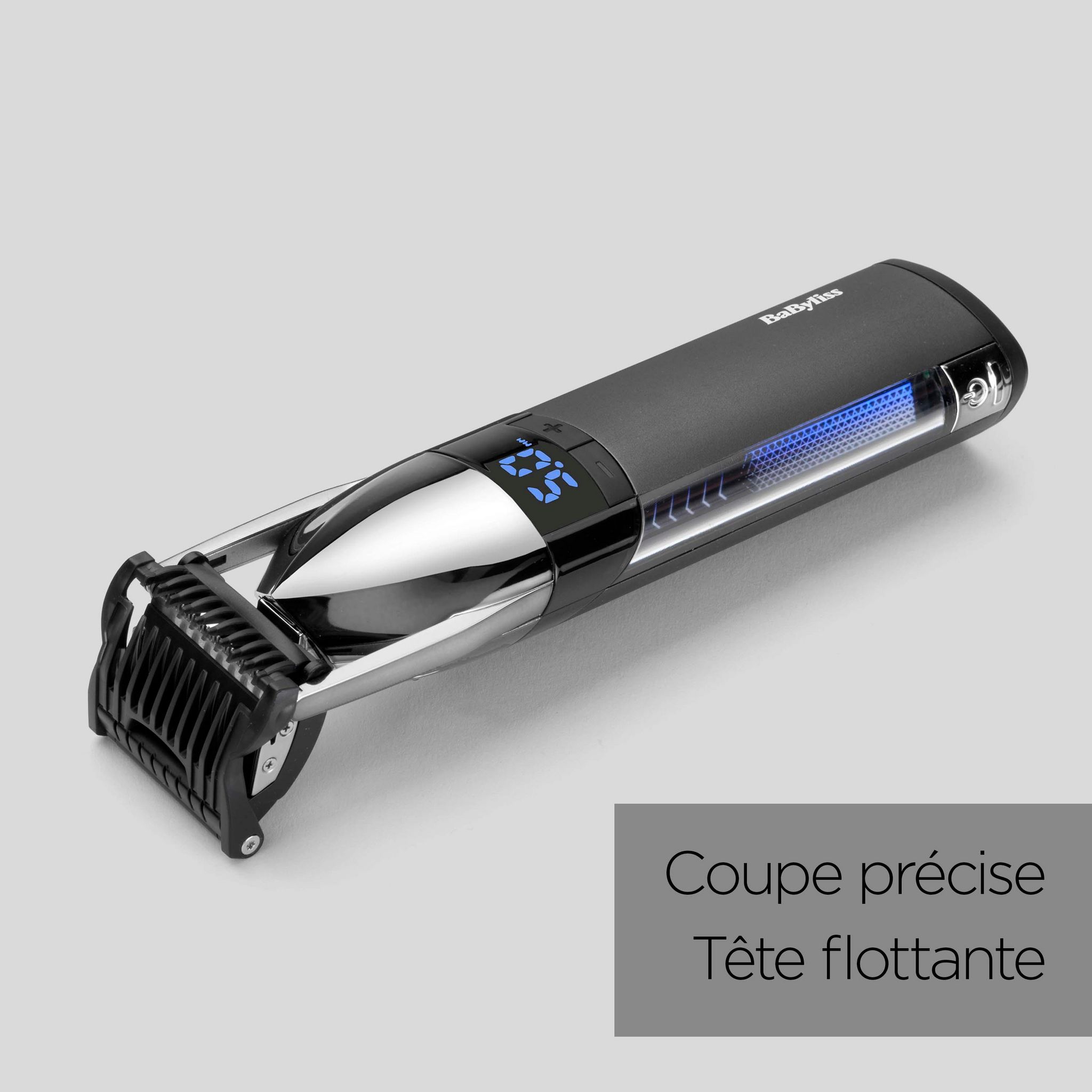 Voir la diapositive 8 : BABYLISS Tondeuse barbe S996E - Gris