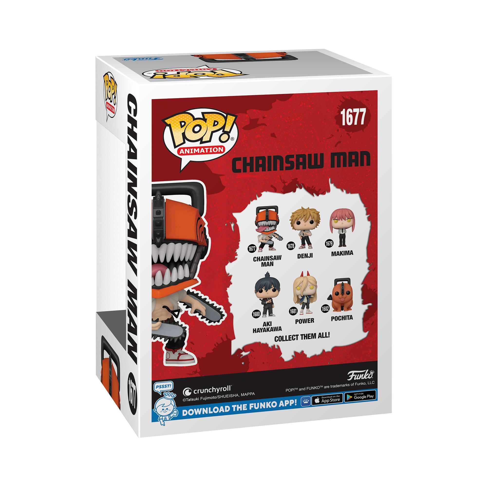 Voir la diapositive 3 : FUNKO Figurine Pop Chainsaw Man avec Chase