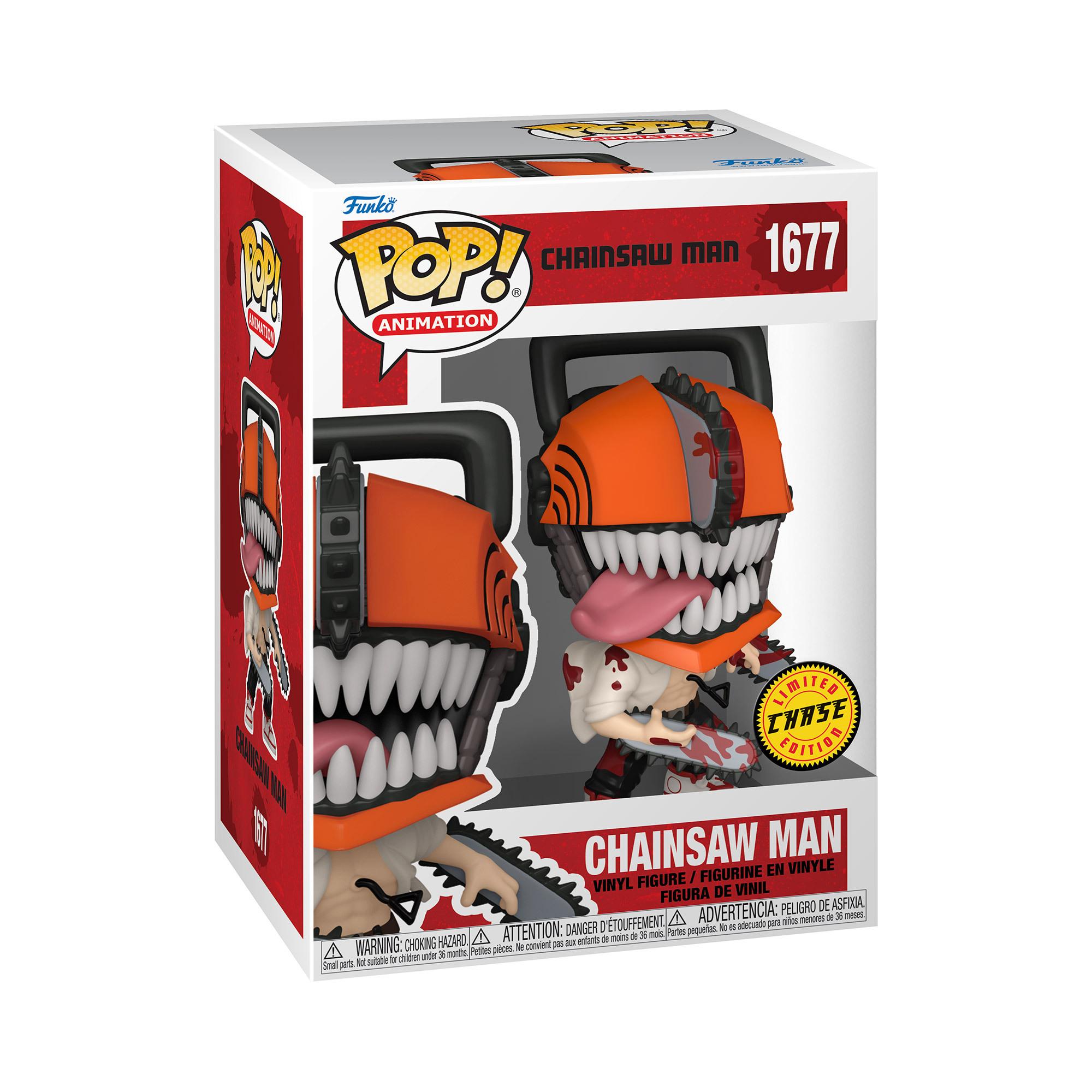 Voir la diapositive 4 : FUNKO Figurine Pop Chainsaw Man avec Chase