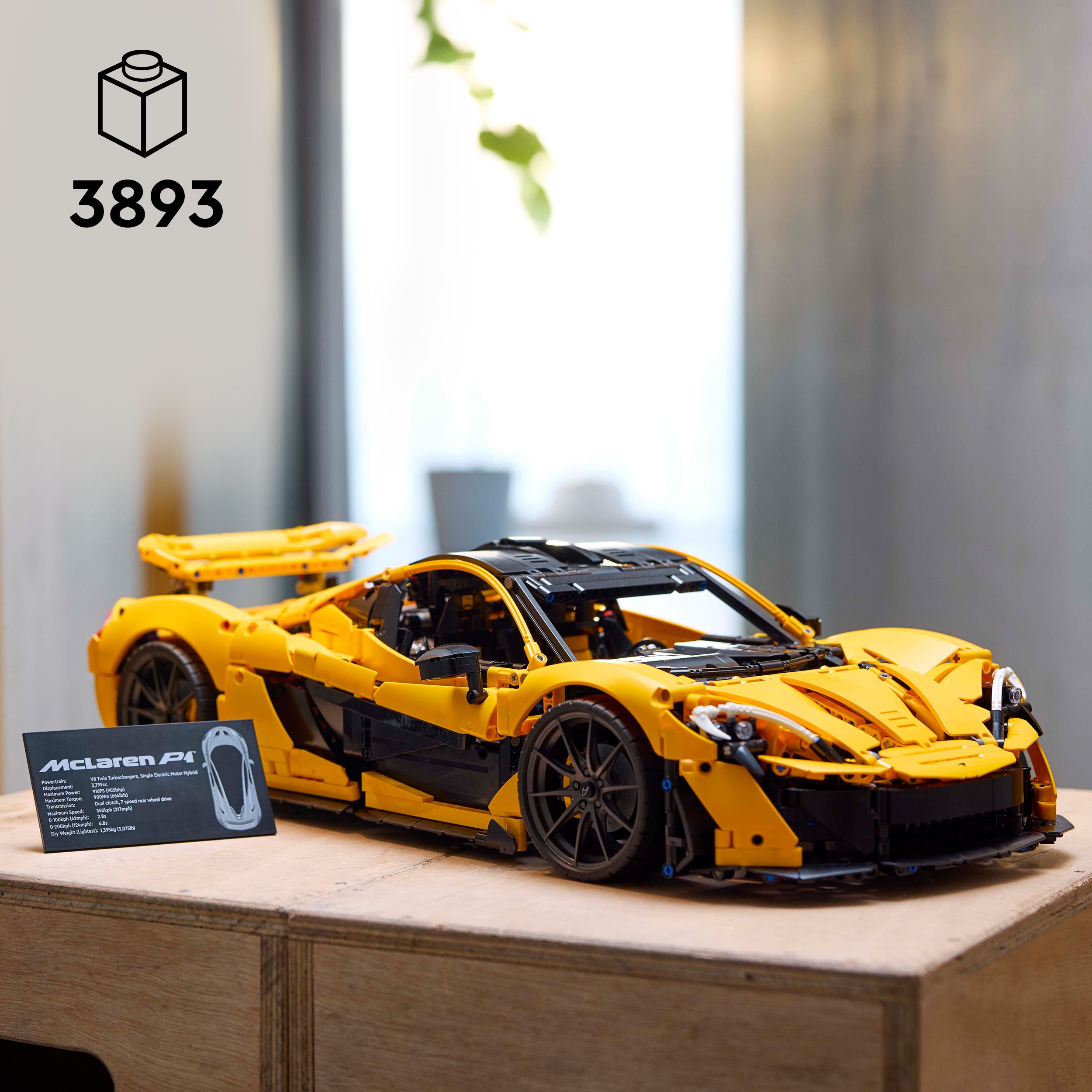 Voir la diapositive 3 : LEGO LEGO Technic 42172 McLaren P1 - Kit Maquette Hypercar pour Adultes Passionnés de Voitures