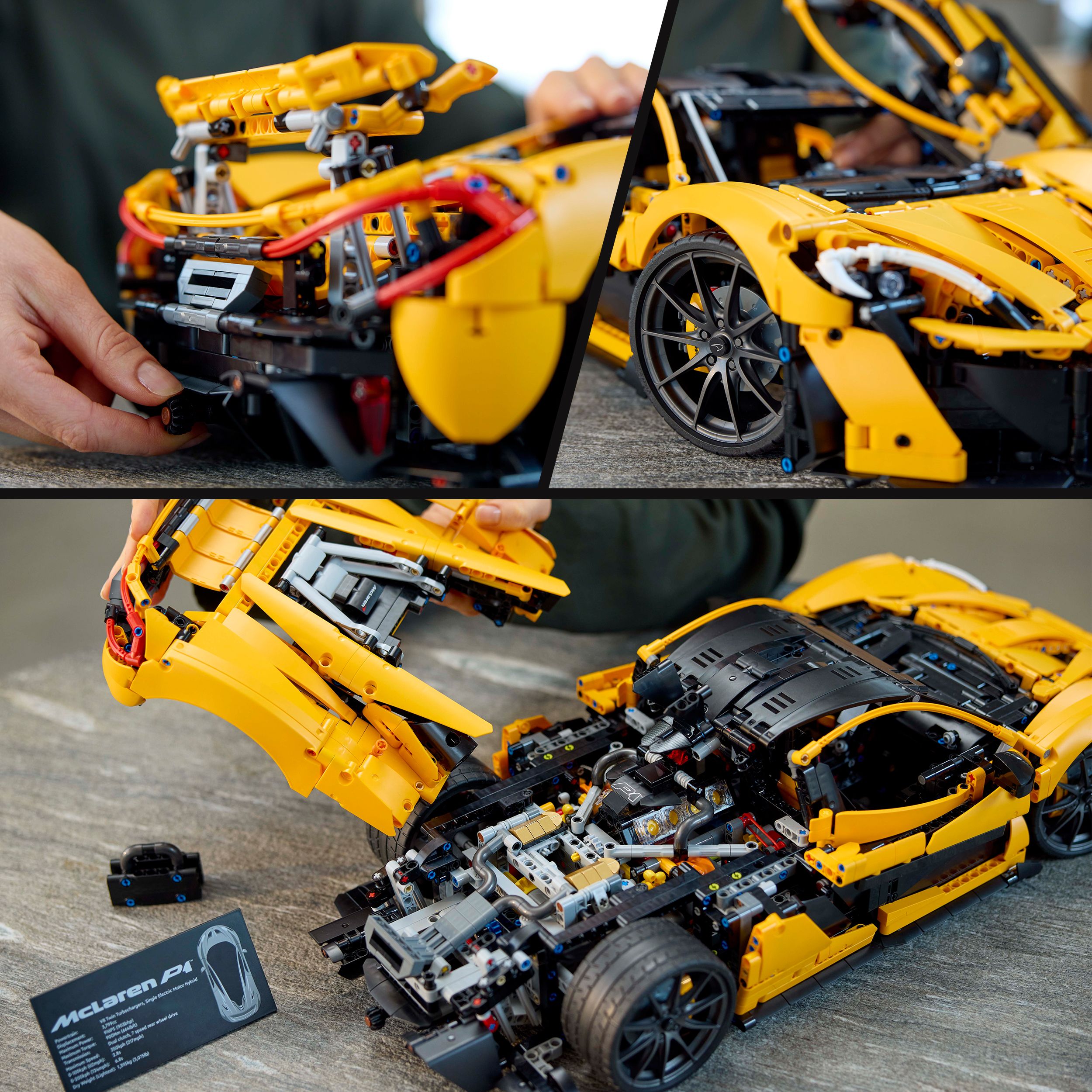 Voir la diapositive 5 : LEGO LEGO Technic 42172 McLaren P1 - Kit Maquette Hypercar pour Adultes Passionnés de Voitures