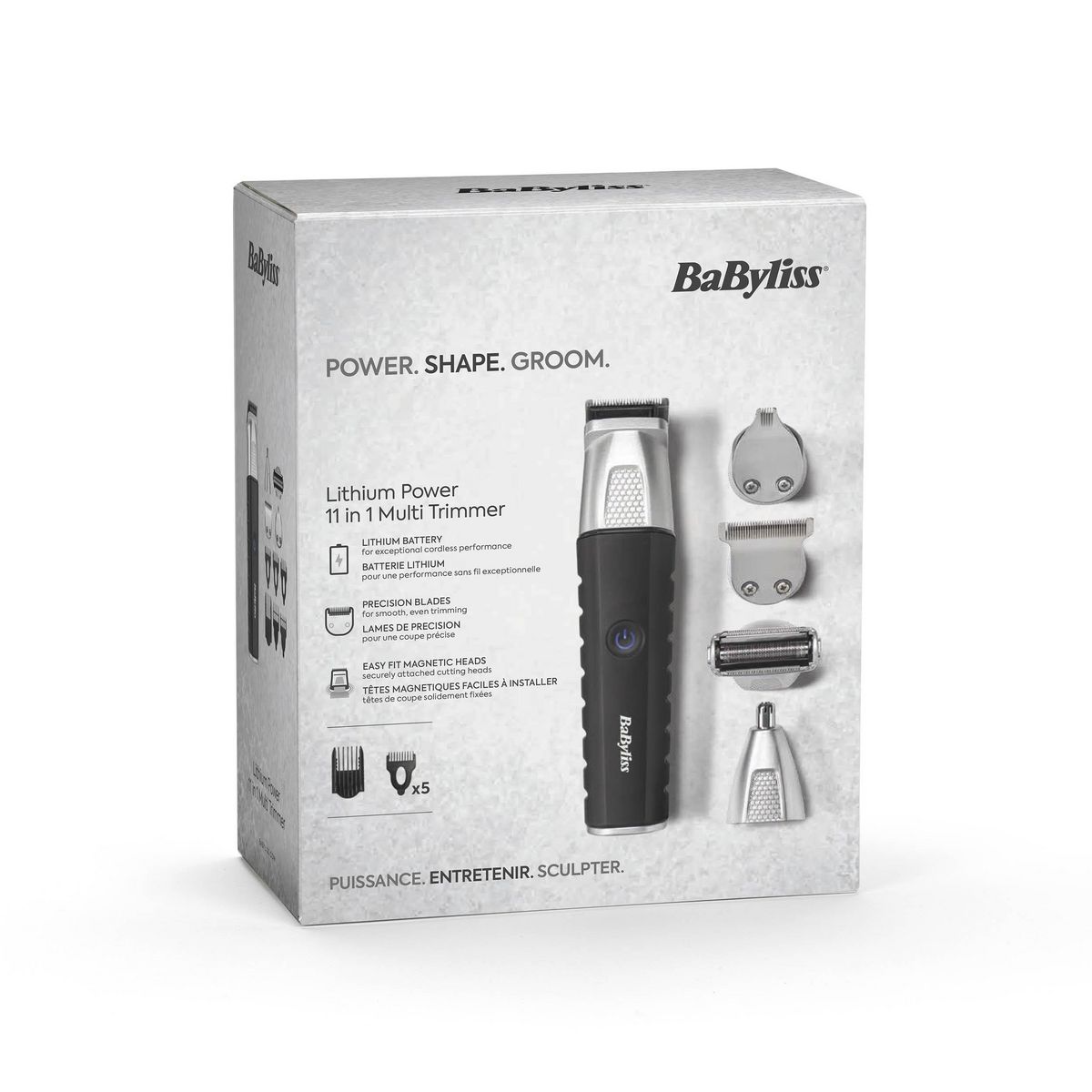 BABYLISS Tondeuse multifonction 11 en 1 MT812E - Noir