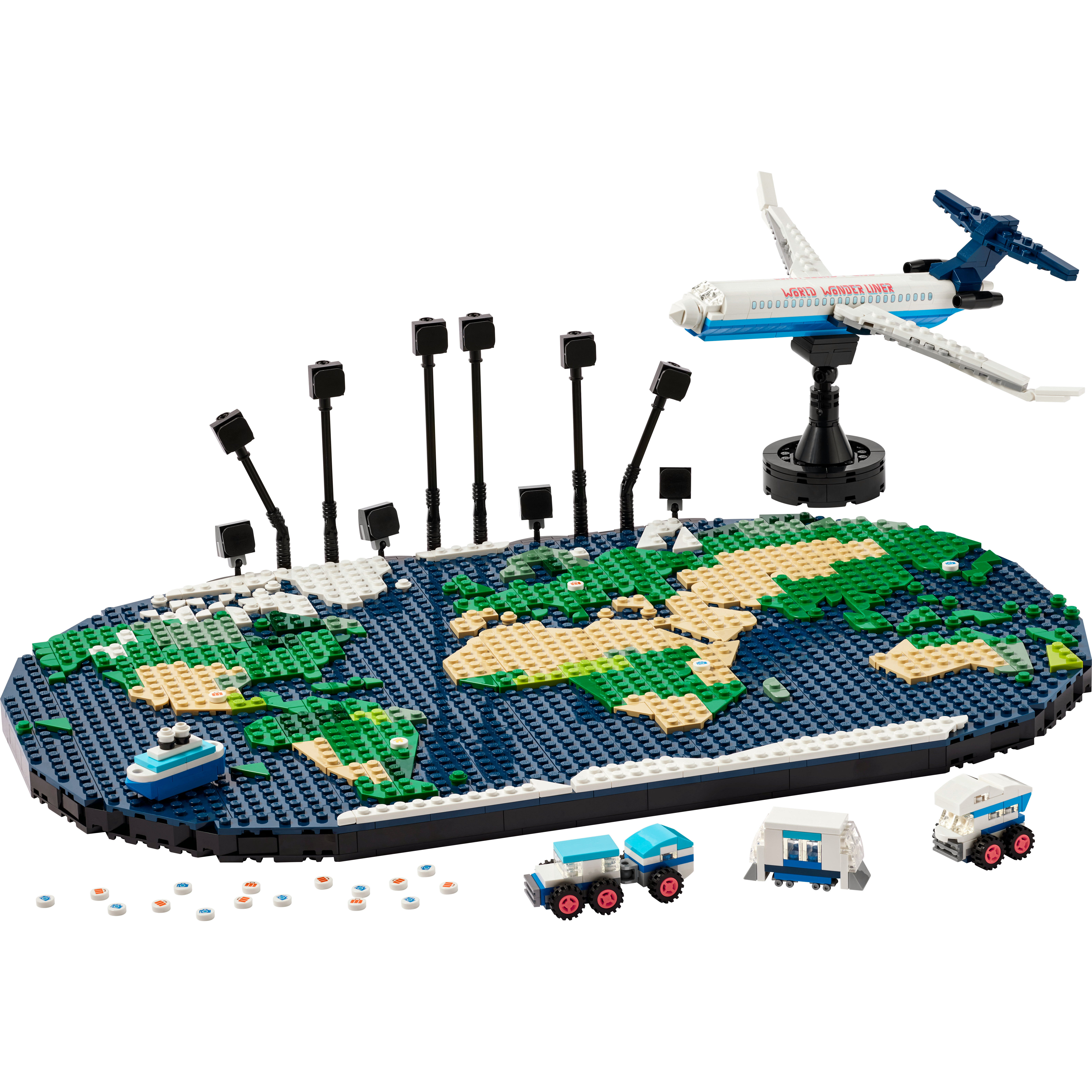 Voir la diapositive 2 : LEGO Travel Moments 4188 - Souvenirs Voyages Familles