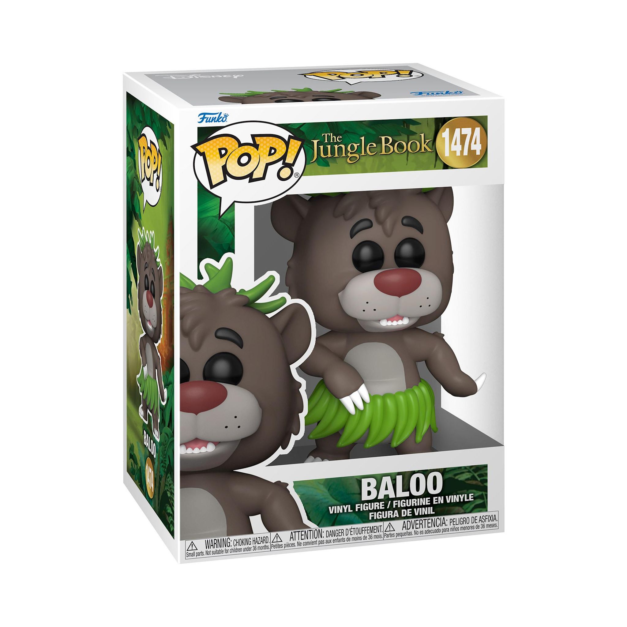 FUNKO Figurine Pop The Jungle Book Baloo Disney
