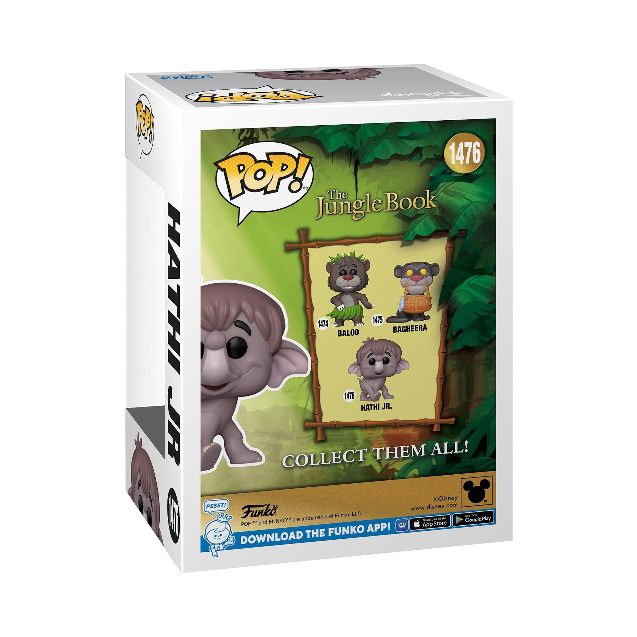 Voir la diapositive 3 : FUNKO Figurine Pop The Jungle Book S2 Hathi Jr Disney