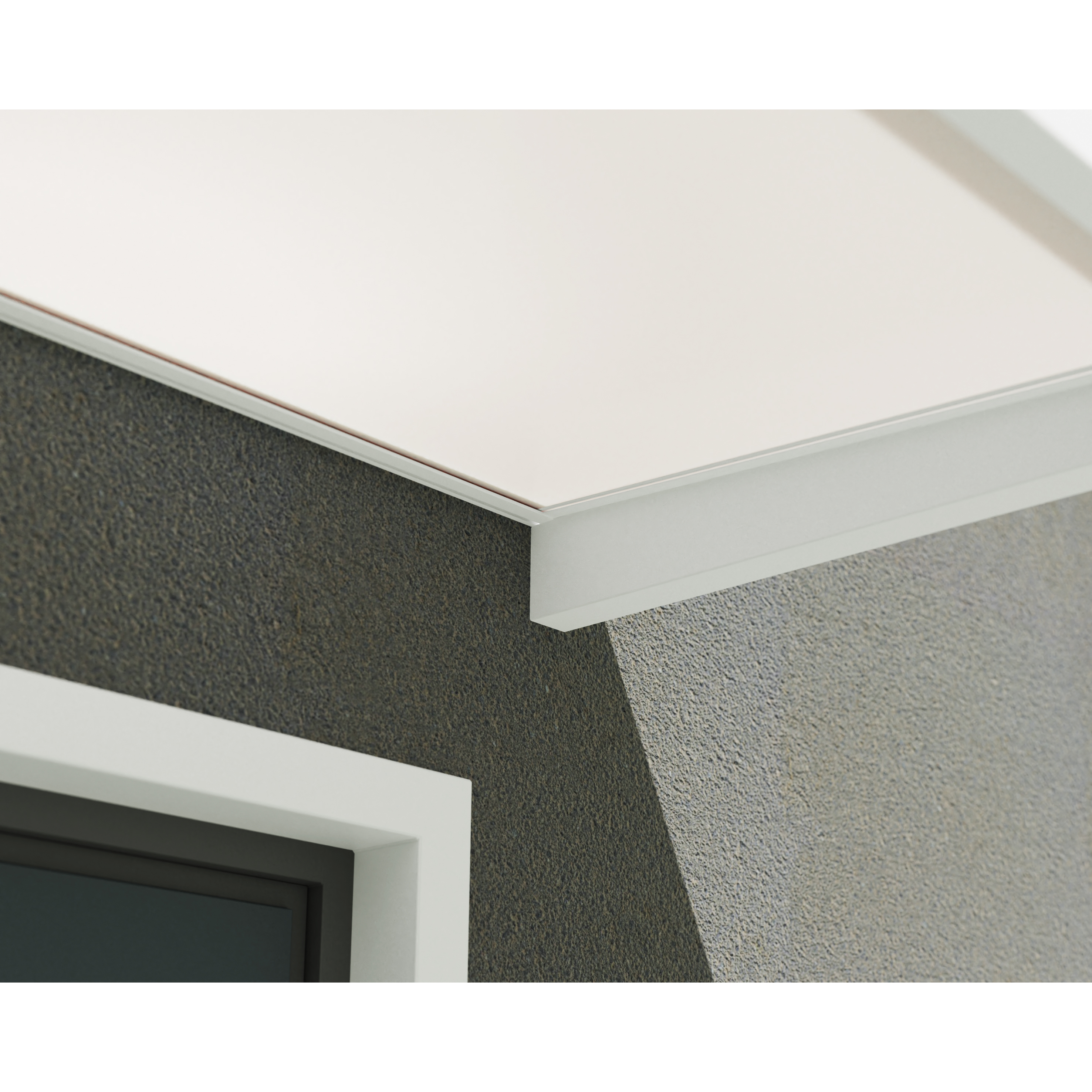 Voir la diapositive 5 : PALRAM Marquise 95 x 160 cm Blanc - SOPHIA 1600